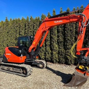 Kubota KX080-4 ENGCON, 8270 kg + 3 GODETS